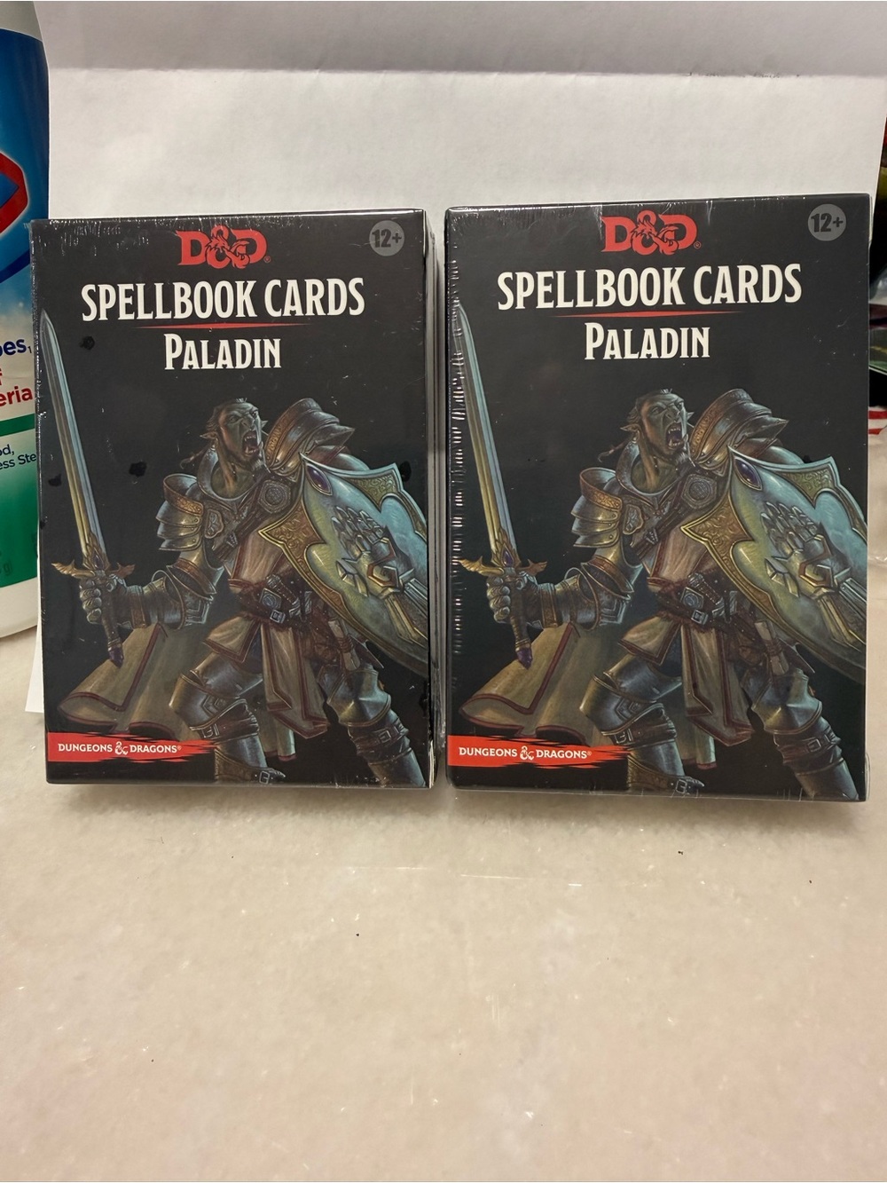 D&D Paladin Spellbook Cards - Black NIB